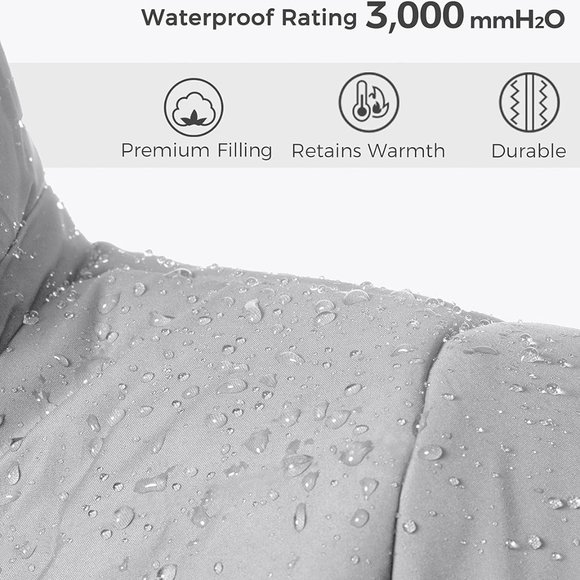 Women's Quilted Winter Coat Warm Puffer Jacket Thicken Parka with Removable Hood - Picture 2 of 6